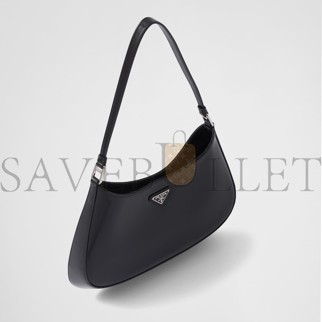 PRADA CLEO BRUSHED LEATHER SHOULDER BAG 1BC499 (27*22*6cm)